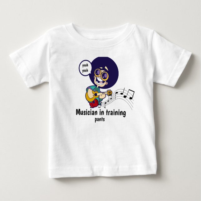 "Musician in training byxor" T Shirt (Framsida)