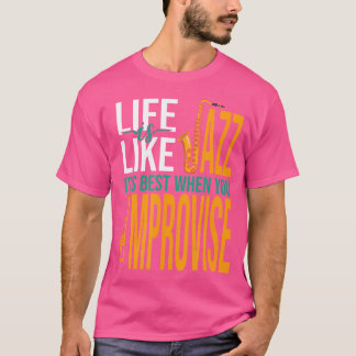 Musician Jazz Saxophone Clothing T Shirt
