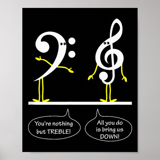 Musician Marching Band Music Funny Nothing But Tre Poster (Framsidan)