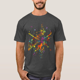 Musician Music Musician Älskare Rainbow vi T Shirt
