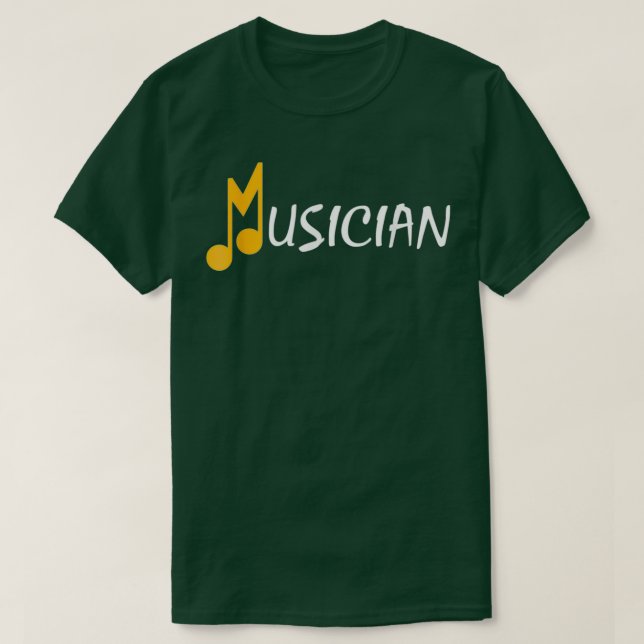 Musician Music T Shirt (Design framsida)