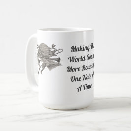Musician Music Teacher Vintage Musical Instrument Kaffemugg