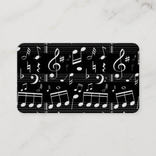 Musician Music Teacher Visitkort