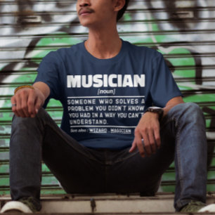 Musician Noun Musical Instrument Memes Funny T Shirt