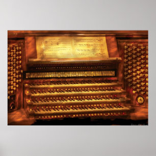 Musician - Organist - Pipe Organ Poster