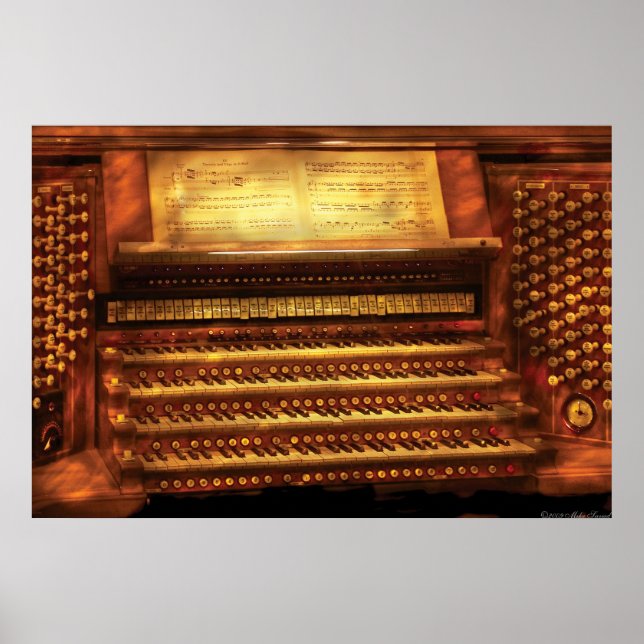 Musician - Organist - Pipe Organ Poster (Framsidan)