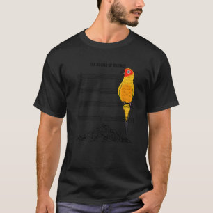 Musician Parrot i Ljud av Silence i Sol Conure T Shirt