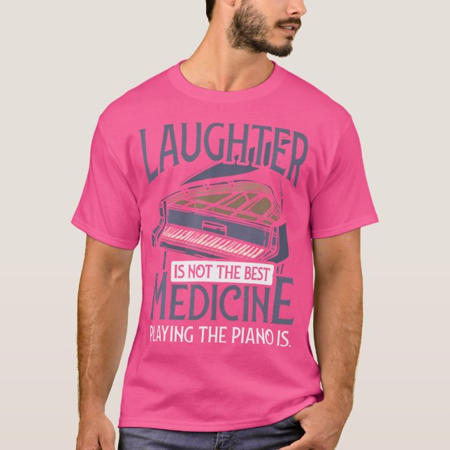 Musician Pianist Keyboard Music Gifts Piano T Shirt (Framsida)