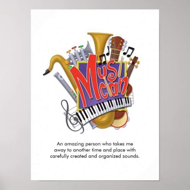 "Musician" Poster (Framsidan)