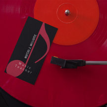 Musician Prof blk. Affärskort med Musical Note