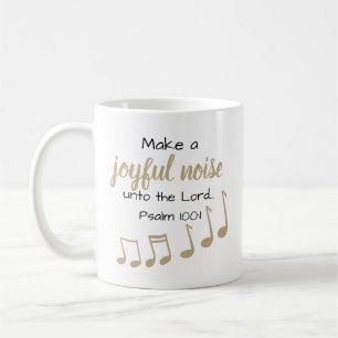 Musician Scripture White Kaffemugg