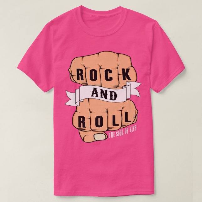 Musician Sten'n Roll Guitar Hardrock 221 T Shirt (Design framsida)