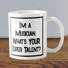 Musician Toppen Talent. Kaffe Mugg