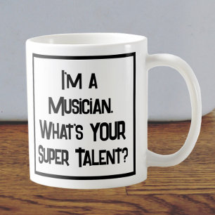 Musician Toppen Talent. Kaffe Mugg