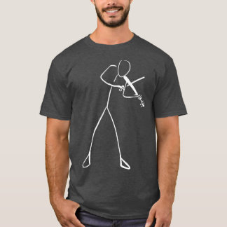 Musician Violin Player Minimalist Violin Music T Shirt