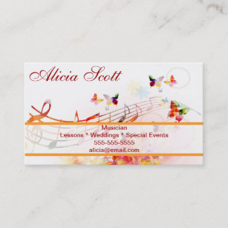 Musician Visitkort