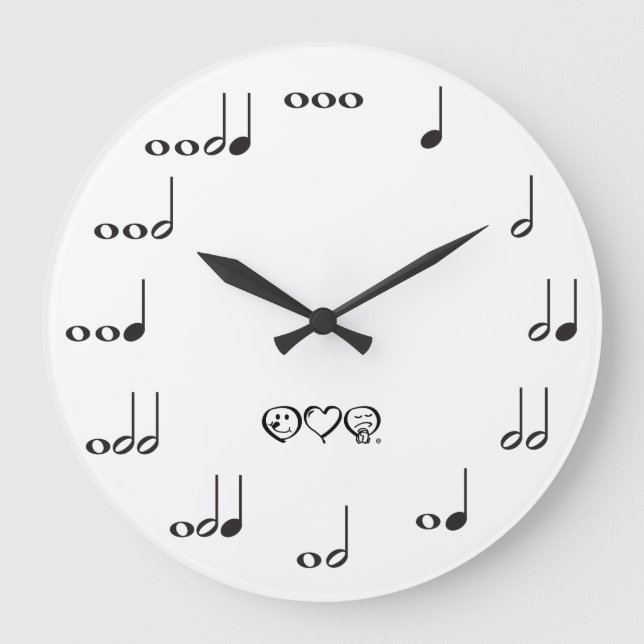 Musicical noterar stor klocka (Framsida)