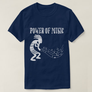 Musicien tribal blanc t shirt