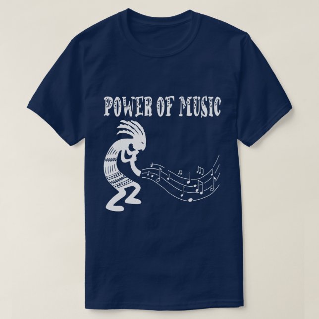 Musicien tribal blanc t shirt (Design framsida)