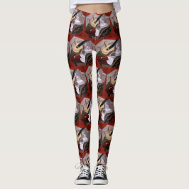 Musiciens Bord av Juan Gris Leggings