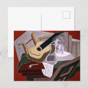 Musiciens Bord av Juan Gris Vykort