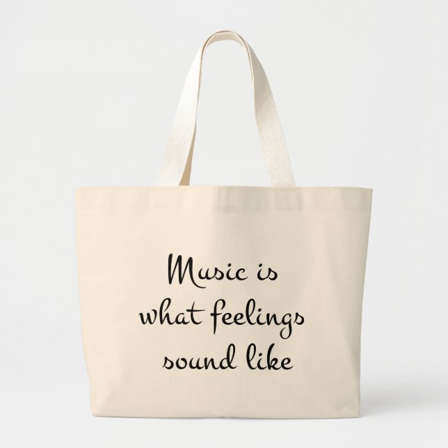 musicIsWhatFeelingsSoundLike Jumbo Tygkasse (Framsidan)