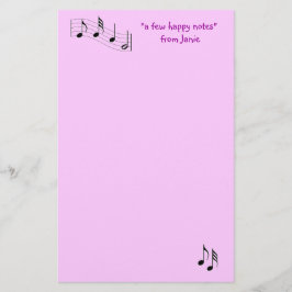 MusicNote Brevpapper-skräddarsy Brevpapper