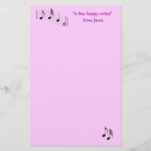 MusicNote Brevpapper-skräddarsy Brevpapper