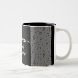 MusicNoteMug-skräddarsy någon färg Två-Tonad Mugg