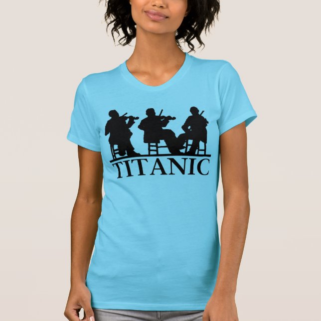 Músicos de Titanic Tee (Framsida)