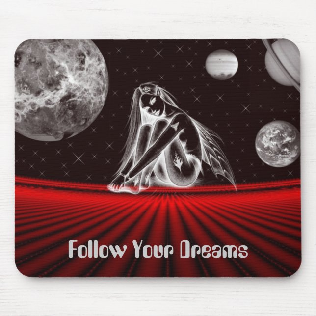 MusicRVA Följ din Dreams MousePad Musmatta (Framsidan)
