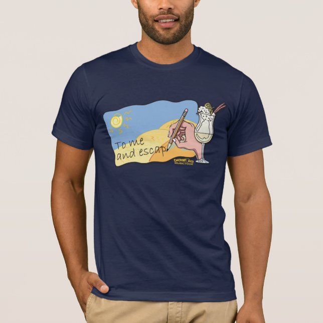 MusicToon: Pina Colada sång: T-tröja T-shirt (Framsida)
