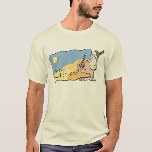 MusicToon: Pina Colada sång: T-tröja Tee (Framsida)