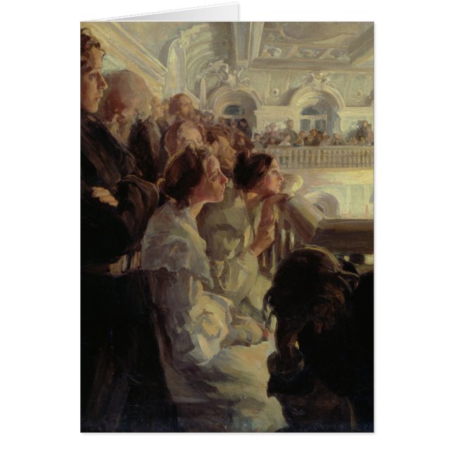 Musik 1902-03 hälsningskort (Framsidan)