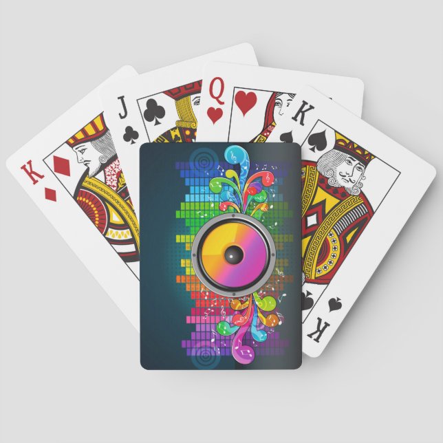 Musik 22 spelkort (Baksidan)