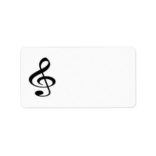 Musik Adressetikett