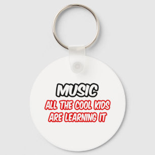 Musik...alla Coolor som barn lär sig. Nyckelring