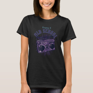 Musik älskare-Bevara den gamla Vintagen-Boombox T Shirt
