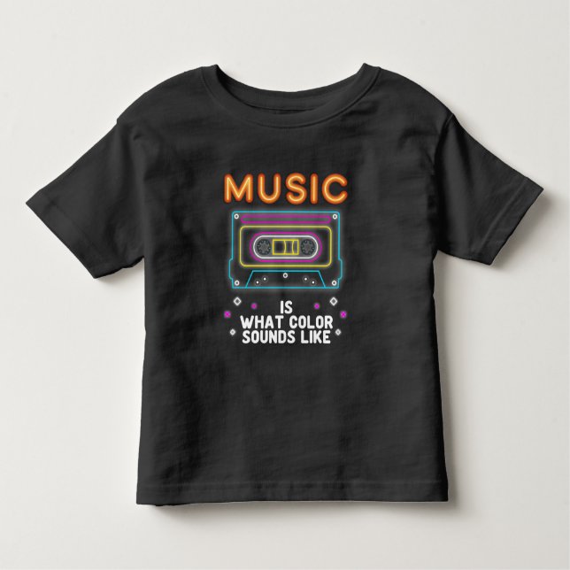 Musik Älskare Colorful Ljud System Musiker T Shirt (Framsida)