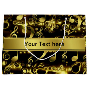 musik, anteckning, lakan musik, guld, banderoll, m