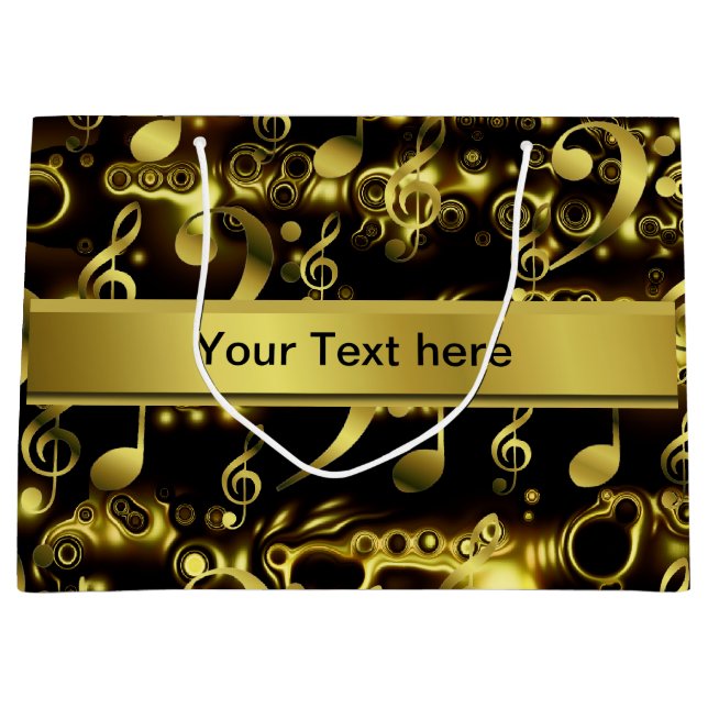 musik, anteckning, lakan musik, guld, banderoll, m (Framsidan)