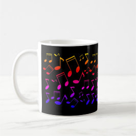 musik,anteckningar kaffemugg