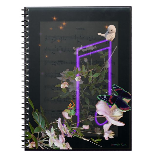 Musik Anteckningsbok (Framsidan)