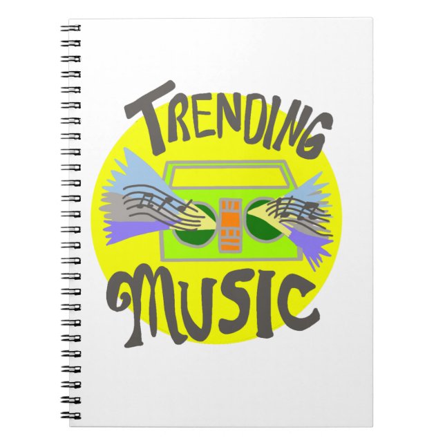 Musik Anteckningsbok (Framsidan)