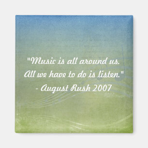 Musik är allt runt USA Magnet