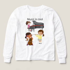 Musik är coola t shirt