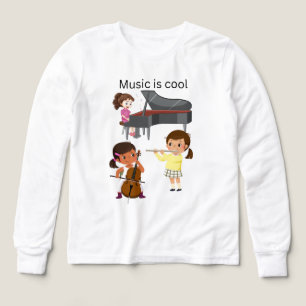 Musik är coola t shirt