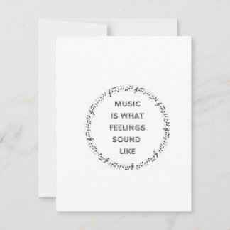 Musik är det som känns Ljud som på en Julkort