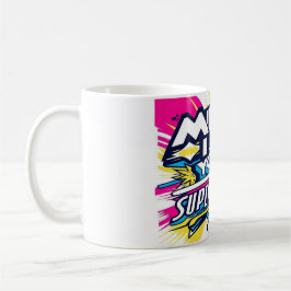 Musik är din superkraft 2 kaffemugg