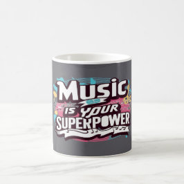 Musik Är Din Superkraft Kaffemugg